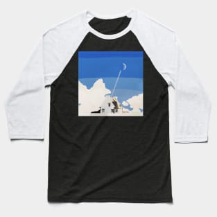 Crescent moon over Finistere Baseball T-Shirt